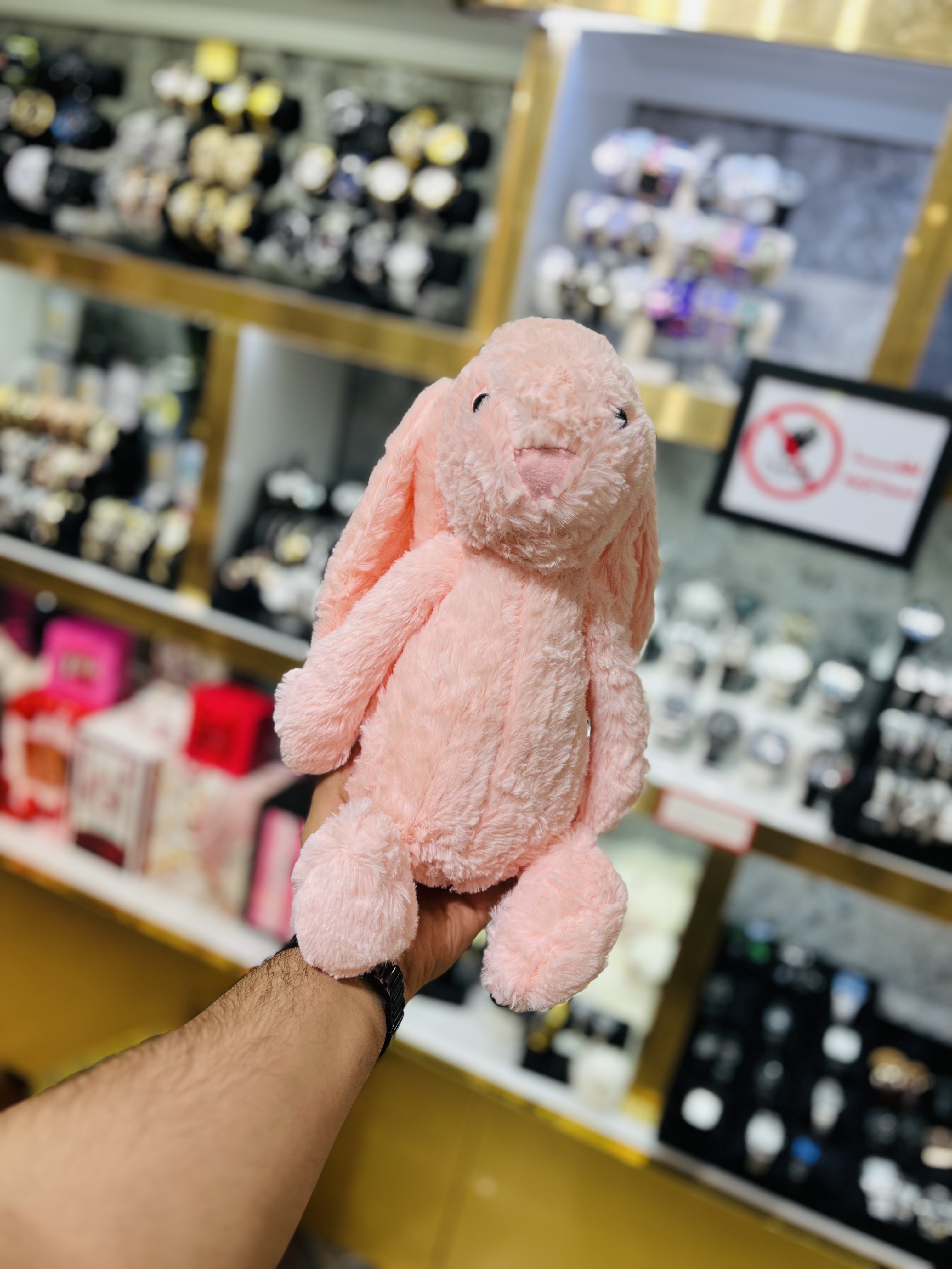 عروسک وارداتی خرگوش جیلی کت ۴۰ سانتی